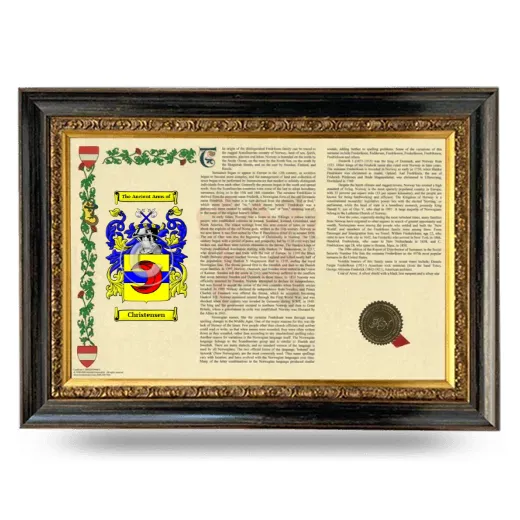 Christensen Armorial Landscape Framed - Heirloom
