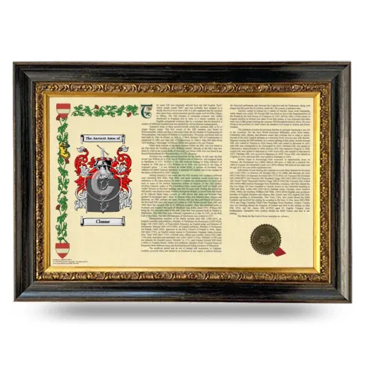 Chune Armorial Landscape Framed - Heirloom
