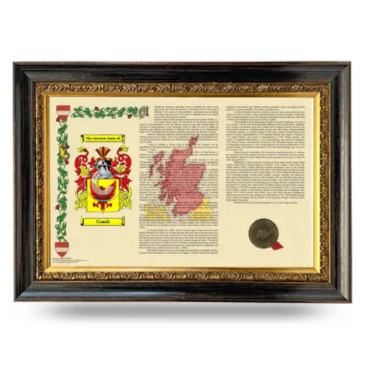 Coash Armorial Landscape Framed - Heirloom