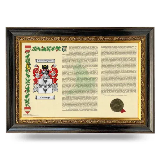 Colclough Armorial Landscape Framed - Heirloom