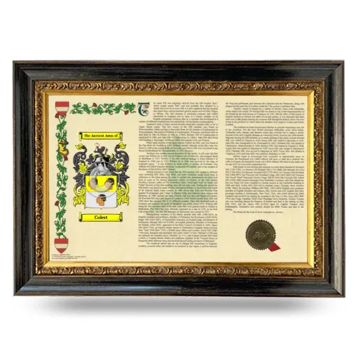 Colert Armorial Landscape Framed - Heirloom