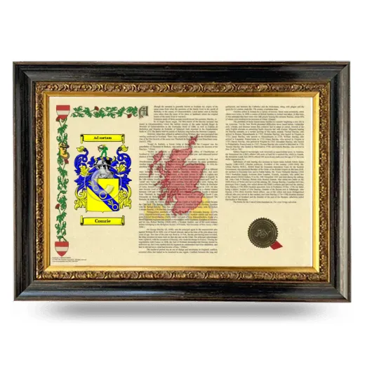 Comrie Armorial Landscape Framed - Heirloom