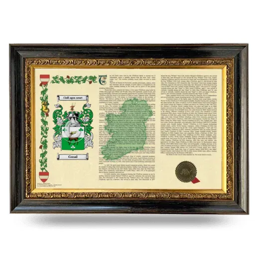 Conal Armorial Landscape Framed - Heirloom