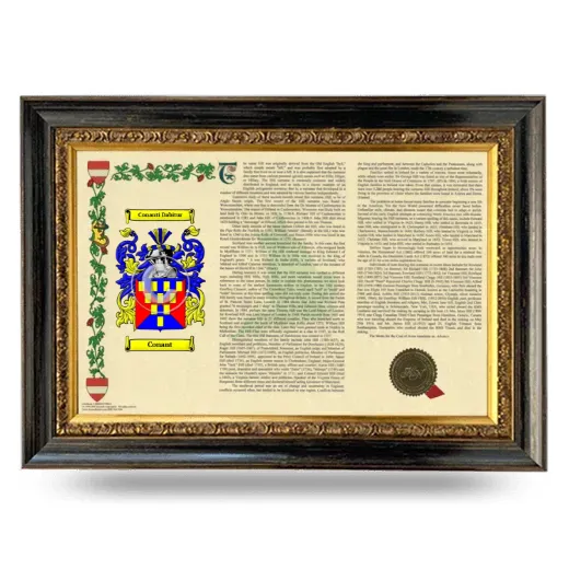 Conant Armorial Landscape Framed - Heirloom