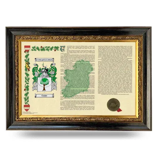 Coner Armorial Landscape Framed - Heirloom