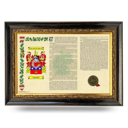 Conrad'i Armorial Landscape Framed - Heirloom