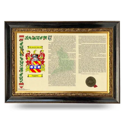 Coppens Armorial Landscape Framed - Heirloom