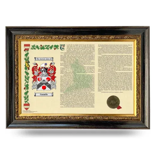 Cornelis Armorial Landscape Framed - Heirloom