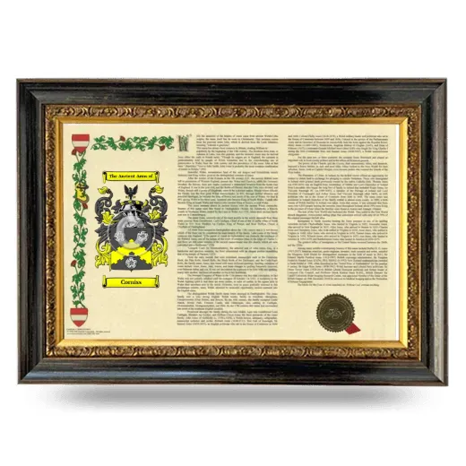 Corniss Armorial Landscape Framed - Heirloom