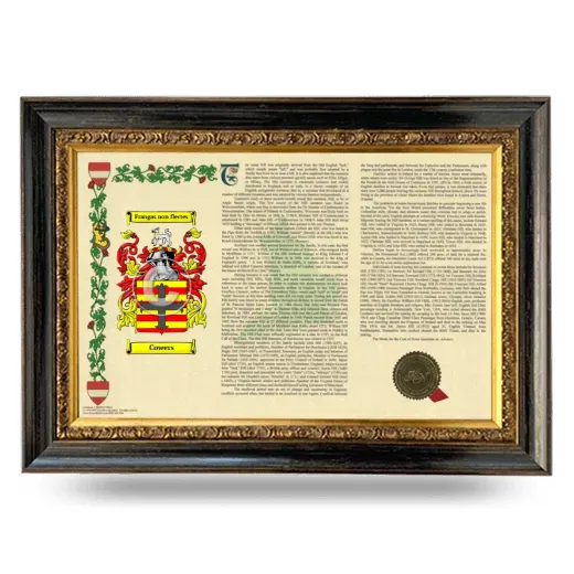 Cowers Armorial Landscape Framed - Heirloom