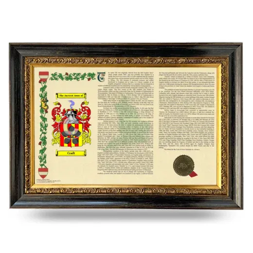 Craft Armorial Landscape Framed - Heirloom