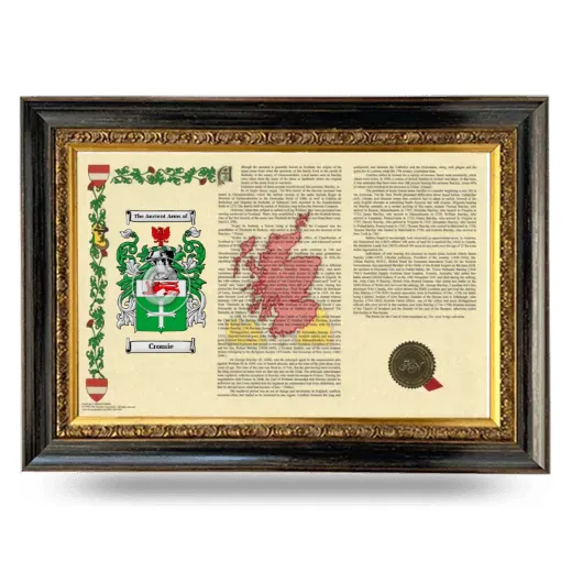 Cromie Armorial Landscape Framed - Heirloom