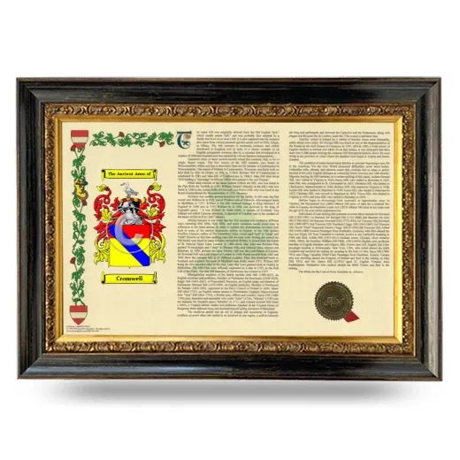 Cromwell Armorial Landscape Framed - Heirloom