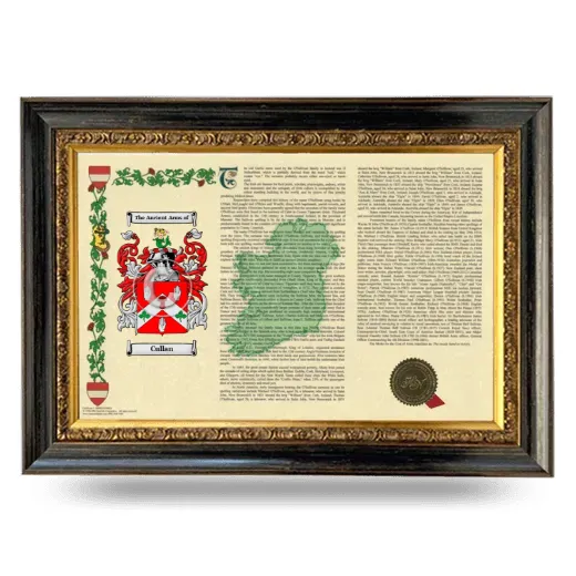 Cullan Armorial Landscape Framed - Heirloom