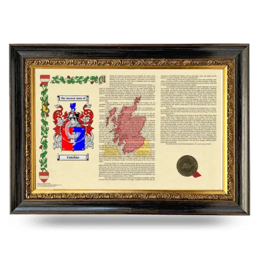 Cutchin Armorial Landscape Framed - Heirloom