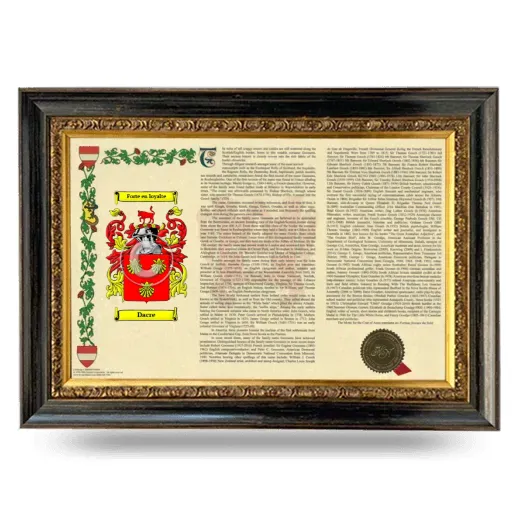 Dacre Armorial Landscape Framed - Heirloom