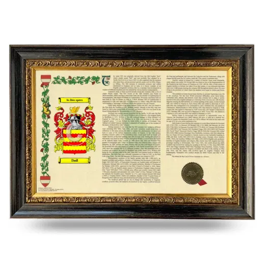 Dail Armorial Landscape Framed - Heirloom