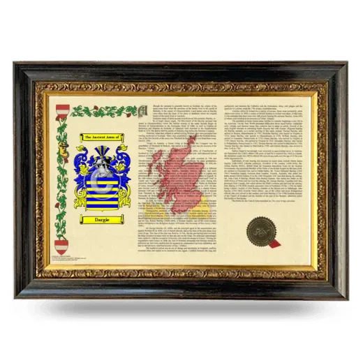 Dargie Armorial Landscape Framed - Heirloom