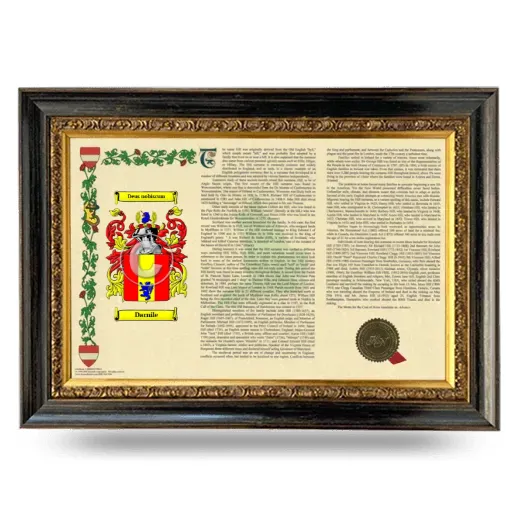 Darnile Armorial Landscape Framed - Heirloom