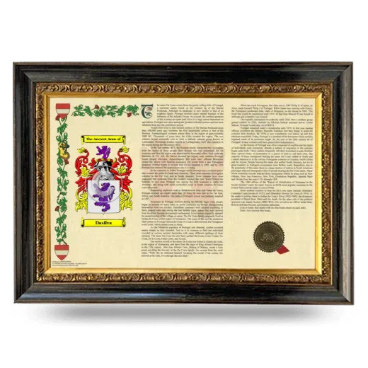 Dasilva Armorial Landscape Framed - Heirloom
