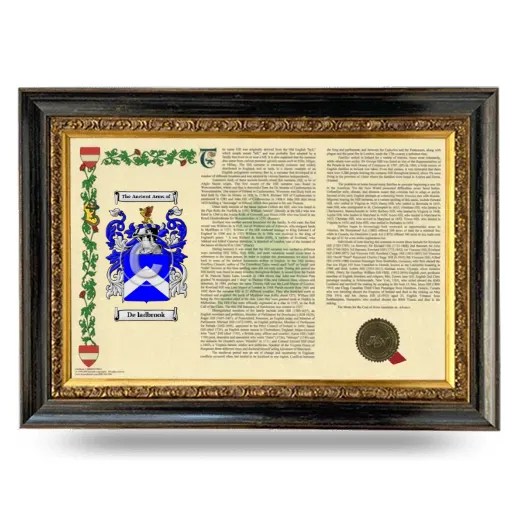 De ladbrook Armorial Landscape Framed - Heirloom