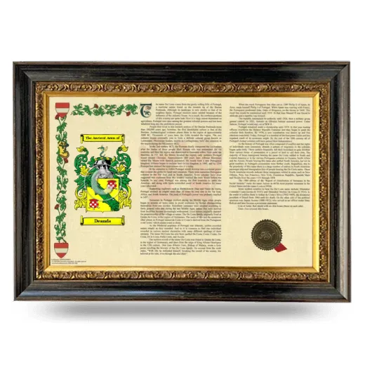 Deanda Armorial Landscape Framed - Heirloom