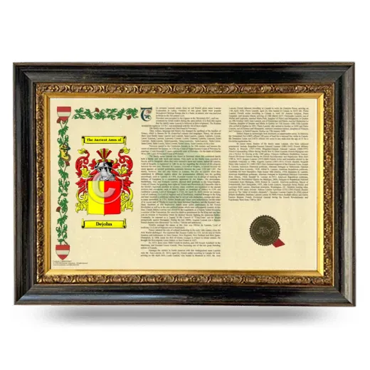 Dejohn Armorial Landscape Framed - Heirloom