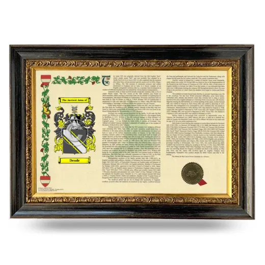 Dende Armorial Landscape Framed - Heirloom