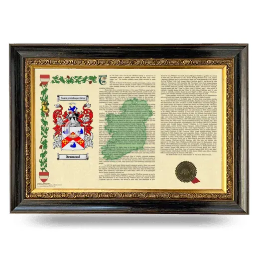 Dermond Armorial Landscape Framed - Heirloom