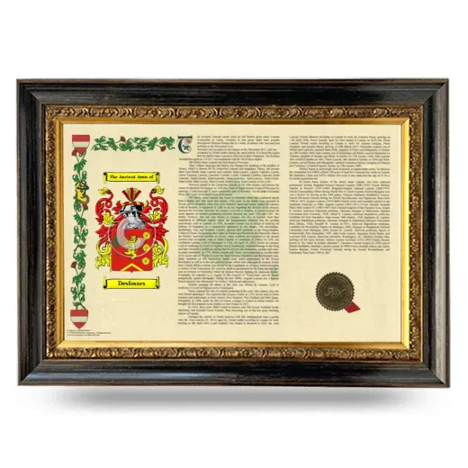 Desfosses Armorial Landscape Framed - Heirloom