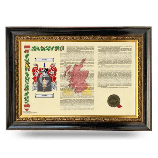 Deziel Armorial Landscape Framed - Heirloom