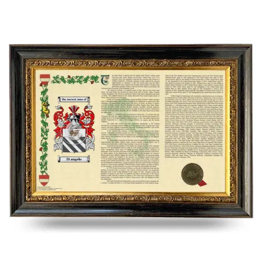 Di angelo Armorial Landscape Framed - Heirloom