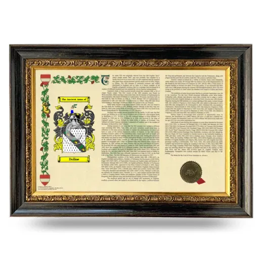 Doline Armorial Landscape Framed - Heirloom