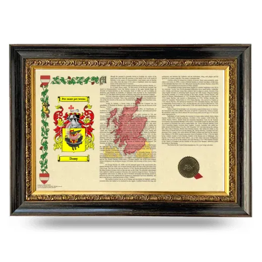 Dony Armorial Landscape Framed - Heirloom