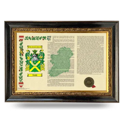 Doody Armorial Landscape Framed - Heirloom
