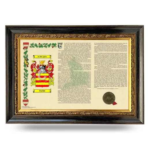 Dorbie Armorial Landscape Framed - Heirloom