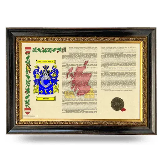 Douie Armorial Landscape Framed - Heirloom