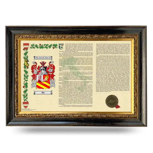 Dri Armorial Landscape Framed - Heirloom