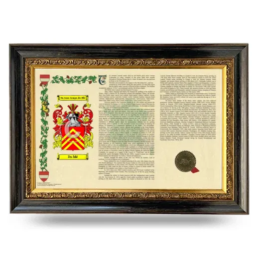Du blé Armorial Landscape Framed - Heirloom