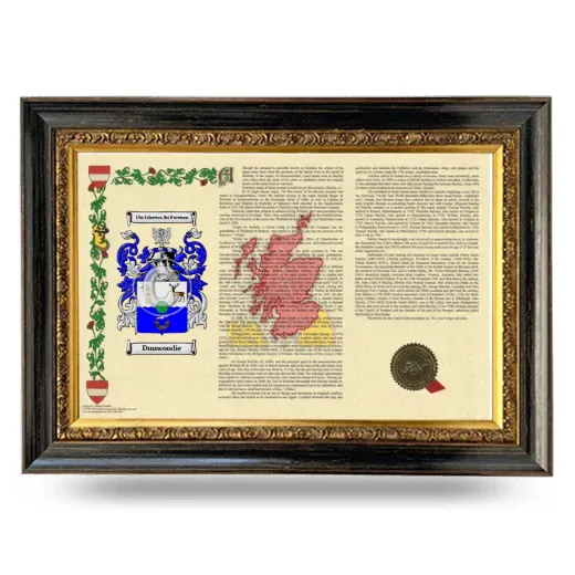 Dunwoodie Armorial Landscape Framed - Heirloom