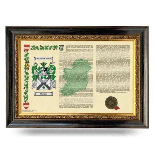 Durkin Armorial Landscape Framed - Heirloom