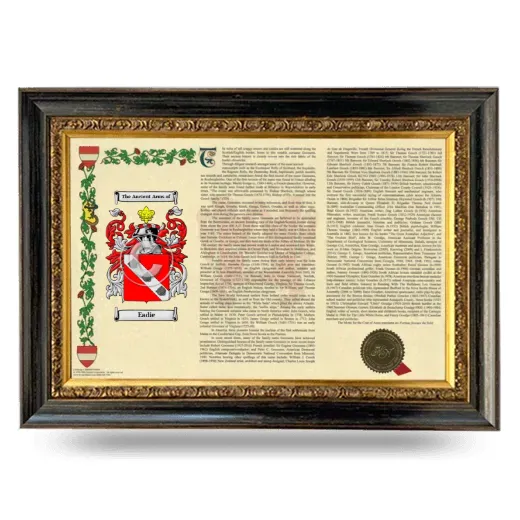 Eadie Armorial Landscape Framed - Heirloom