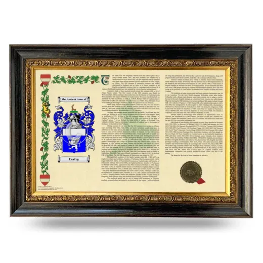 Eastry Armorial Landscape Framed - Heirloom