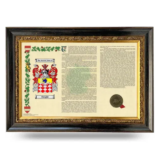 Ebright Armorial Landscape Framed - Heirloom