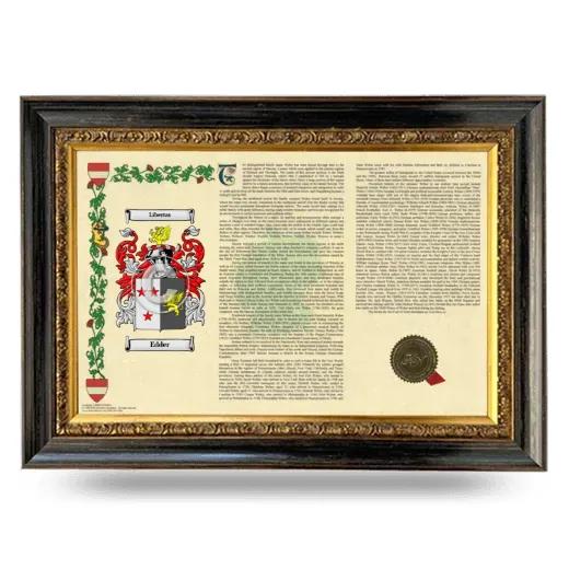 Edder Armorial Landscape Framed - Heirloom