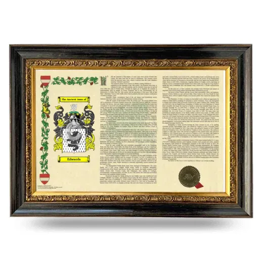 Edwards Armorial Landscape Framed - Heirloom