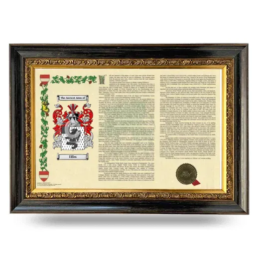 Effes Armorial Landscape Framed - Heirloom