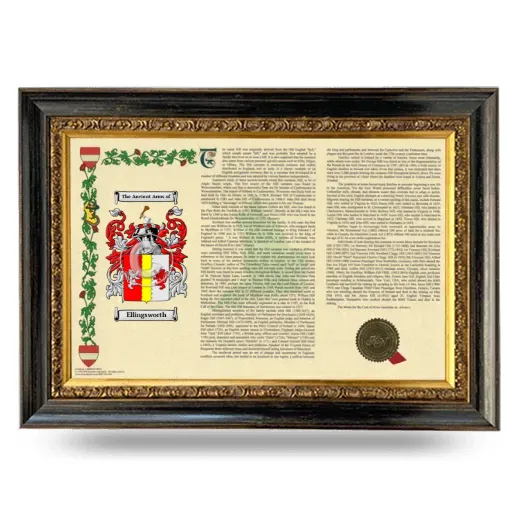 Ellingsworth Armorial Landscape Framed - Heirloom