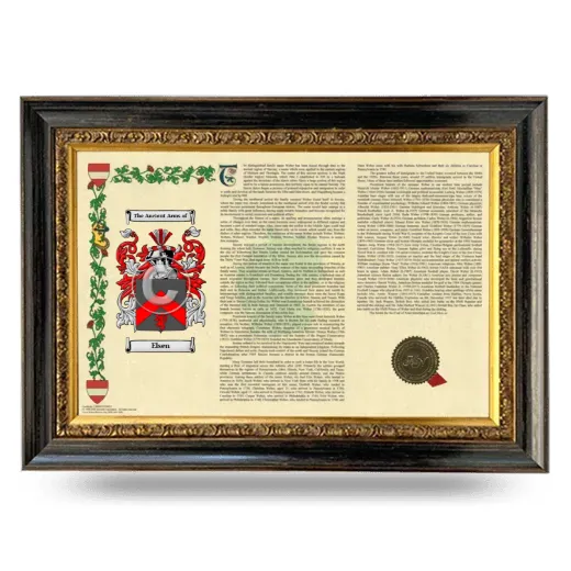 Elsen Armorial Landscape Framed - Heirloom