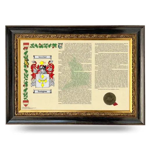 Essington Armorial Landscape Framed - Heirloom